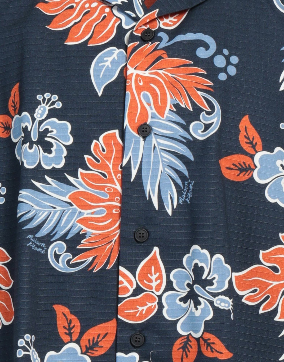 Maison Kitsuné Mens Shirt in Blue