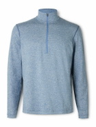 Lululemon - Slim-Fit Stretch Recycled-Jersey Half-Zip Top - Blue