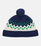 Miu Miu Fair Isle virgin wool beanie