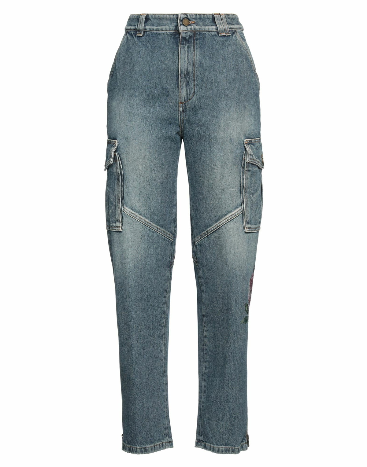 Alessandra Rich Womens Jeans in Blue