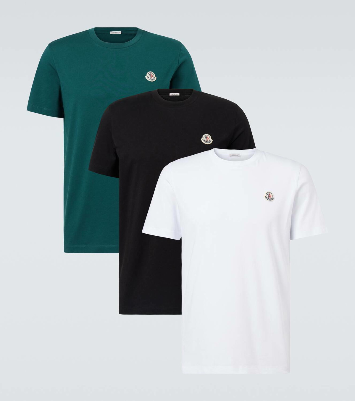 Moncler Set of 3 cotton jersey T-shirts Moncler