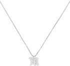 MISBHV Silver 'The M' Necklace