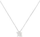MISBHV Silver 'The M' Necklace