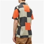 Space Available Men's Psychoic Energy Vacation Shirt in Black Check