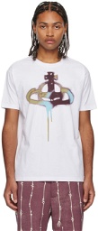 Vivienne Westwood White Spray Orb Classic T-Shirt