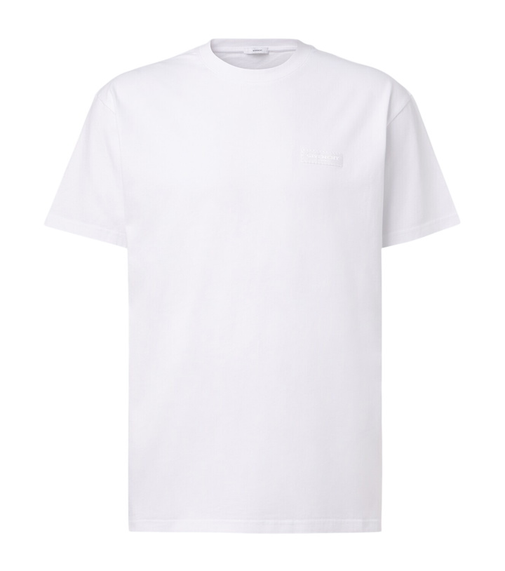 Photo: Givenchy Logo cotton jersey T-shirt