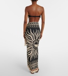 Johanna Ortiz Printed cotton beach cover-up