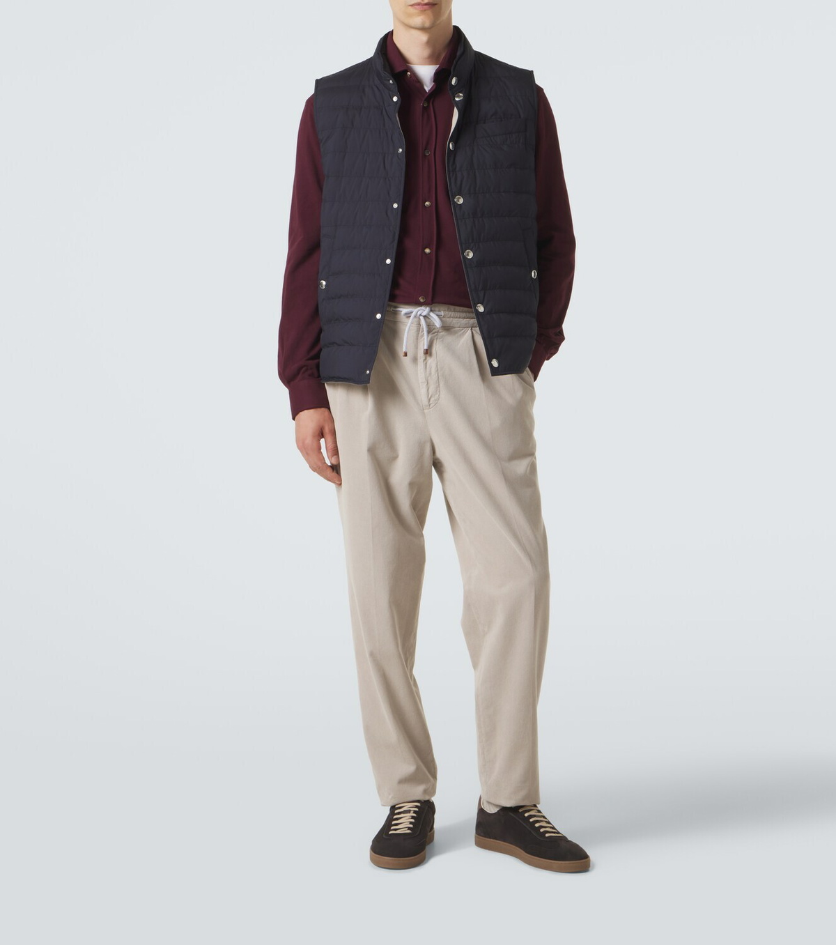 Brunello Cucinelli Cotton tapered pants