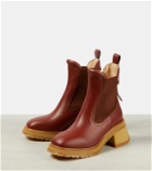 Moncler Gigi leather Chelsea boots