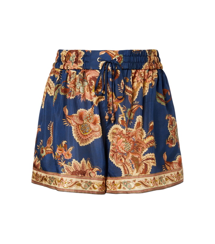 Photo: Zimmermann Aster printed silk shorts