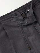 Slowear - Tapered Pleated Virgin Wool Trousers - Gray