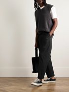 Neighborhood - Tapered Pleated Twill Trousers - Black