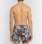 TOM FORD - Mid-Length Camouflage-Print Swim Shorts - Gray