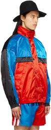 Tommy Jeans Red & Blue Colorblocked Sailing Jacket