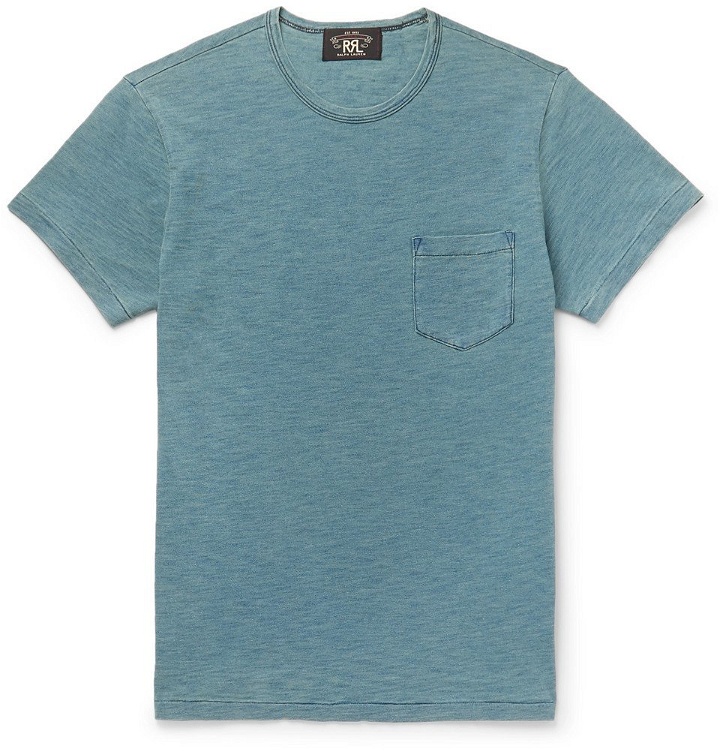 Photo: RRL - Slim-Fit Cotton-Jersey T-Shirt - Men - Blue