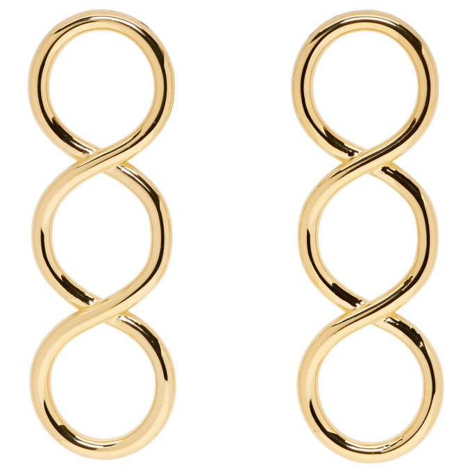 Photo: JW Anderson Gold Twisted Earrings