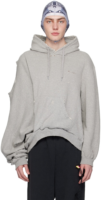 Photo: Doublet Gray AI Image Generation Mistake Hoodie