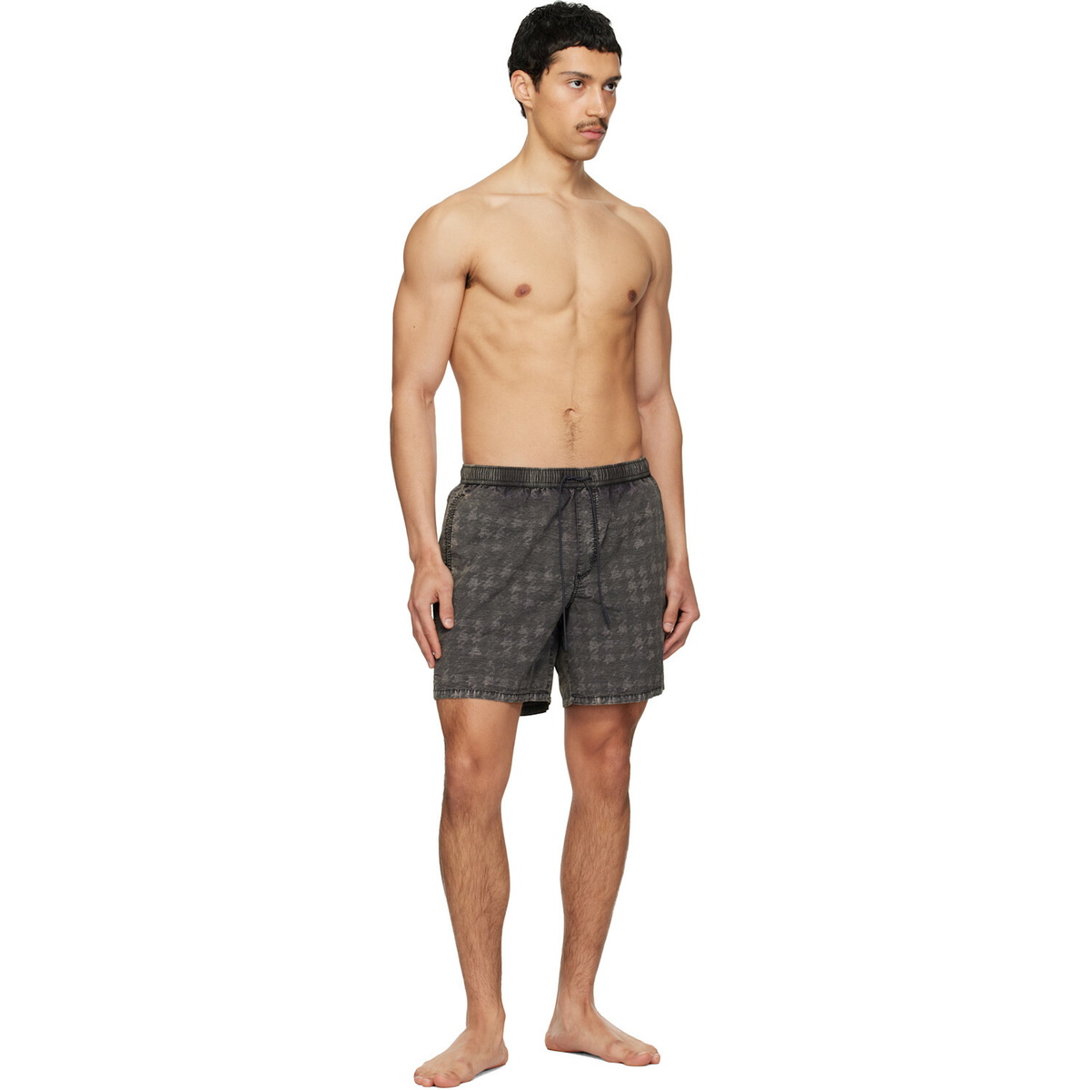 Diesel Gray Conor-43-Dnm Swim Shorts