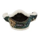 Kenzo Green Jacquard Memento Bum Bag