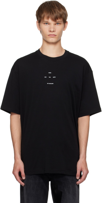 Photo: Song for the Mute Black Jersey Lama Oversized T-shirt