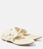 Zimmermann Orchid leather ballet flats