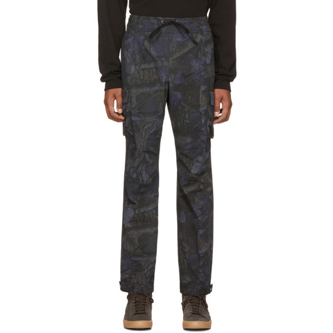 Photo: John Elliott Blue Panorama Cargo Pants