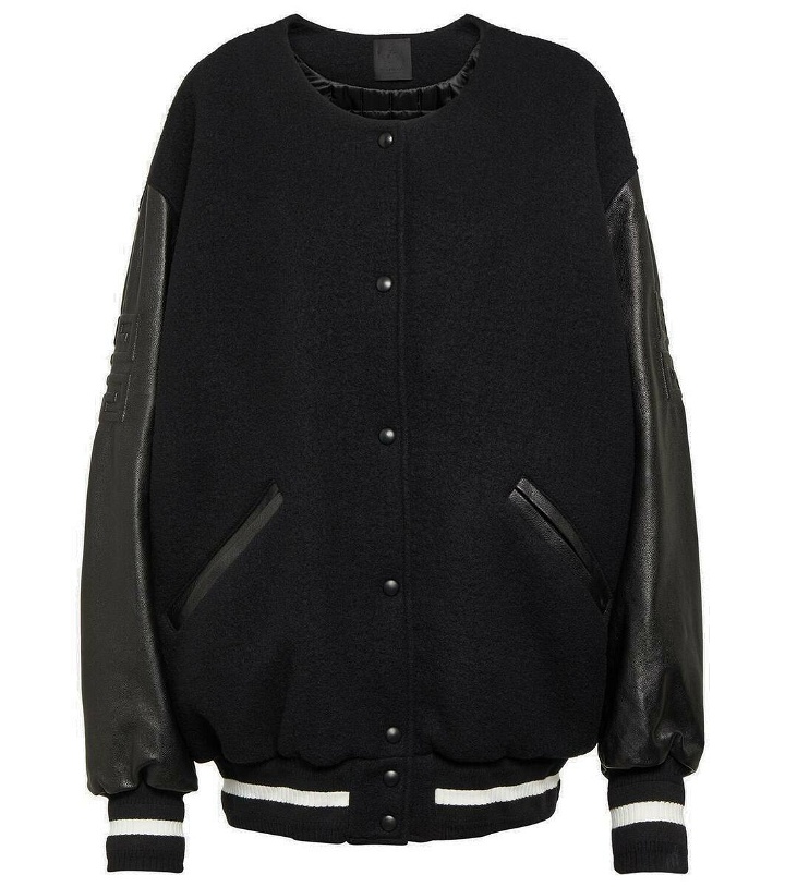 Photo: Givenchy Oversized wool-blend varsity jacket