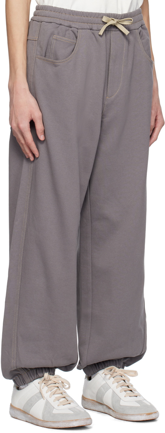 A PERSONAL NOTE 73 Gray Five-Pocket Sweatpants