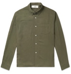 Séfr - Hampus Crepe Shirt - Green