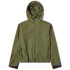 Moncler Grenoble Men's Rals Embossed Logo Shell Jacket in Green