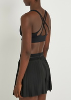 Adidas X Stella Mccartney Logo-print Stretch-jersey Sports bra Black