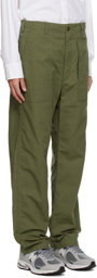 Engineered Garments Khaki Fatigue Trousers