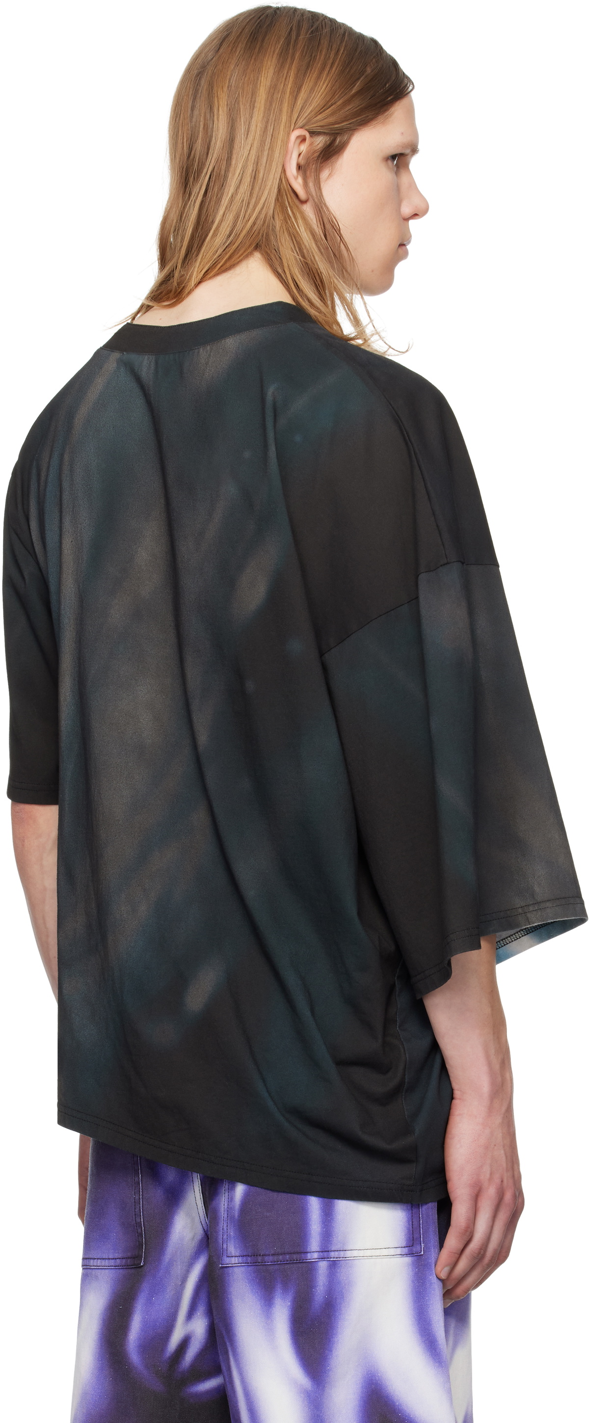 Gerrit Jacob Black Printed T-shirt