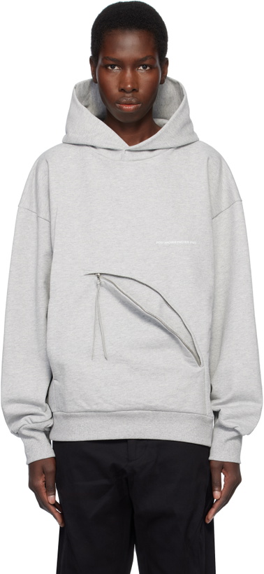 Photo: POST ARCHIVE FACTION (PAF) Gray 8.0 Center Hoodie