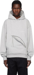 POST ARCHIVE FACTION (PAF) Gray 8.0 Center Hoodie