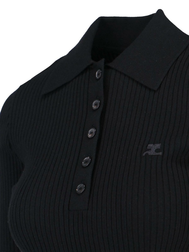 Photo: Courrèges Logo Polo Shirt