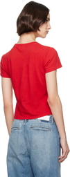 Re/Done Red Classic 'Dan Tana's' T-shirt