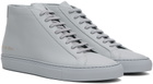 Common Projects Gray Achilles Mid Sneakers