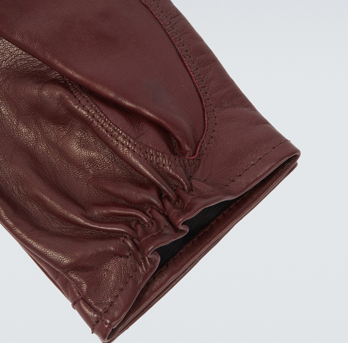 Our Legacy Biker leather fingerless gloves