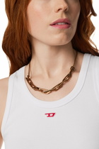 Diesel Stainless steel chain necklace - Necklaces - Unisex - Brown