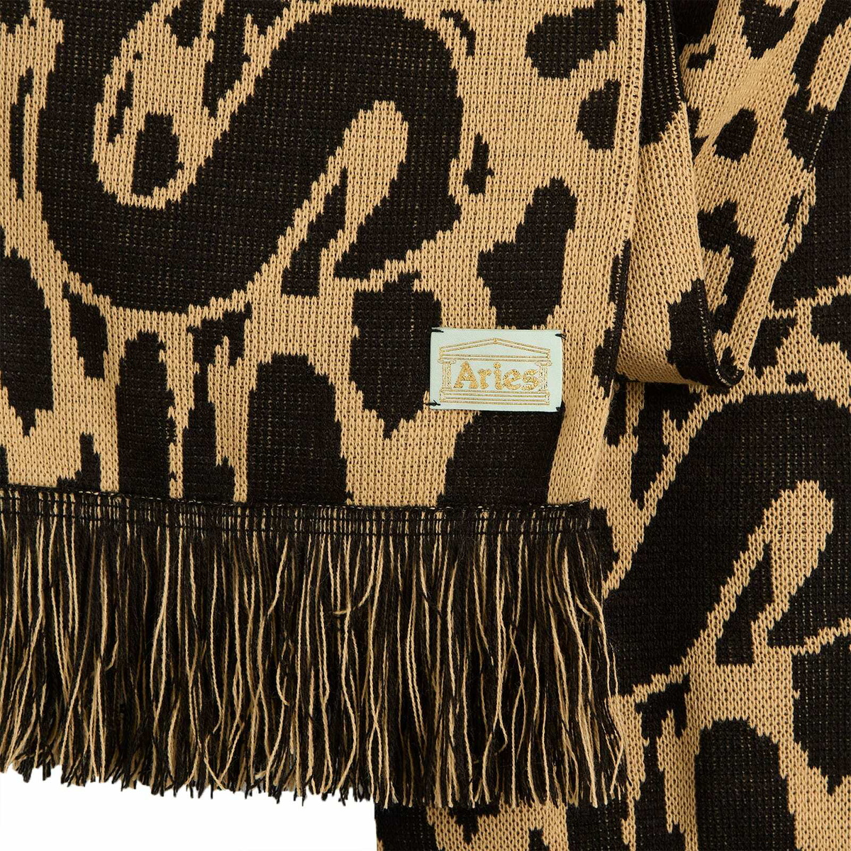 Aries Women's J'Adoro Leopard Scarf in Beige 