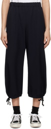 Comme des Garçons Girl Navy Drawstring Trousers