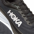 Hoka One One Men's M Bondi 8 Sneakers in Black/White