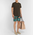Onia - Calder Long-Length Printed Swim Shorts - Men - Green