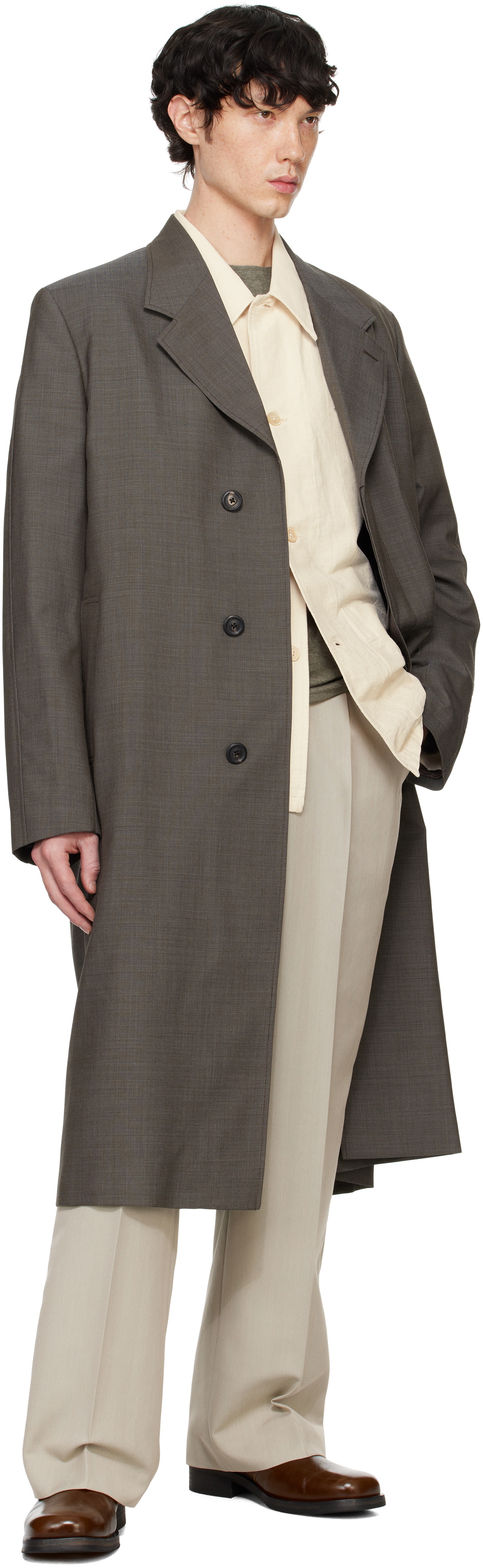 OUR LEGACY Gray Uniform Coat Our Legacy