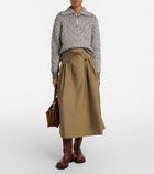 Polo Ralph Lauren Striped cotton and wool-blend polo sweater