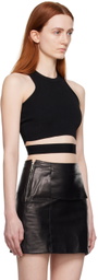 BOYAROVSKAYA Black Bend Tank Top
