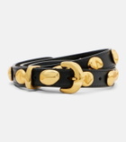 Amanu Vaal embellished leather belt
