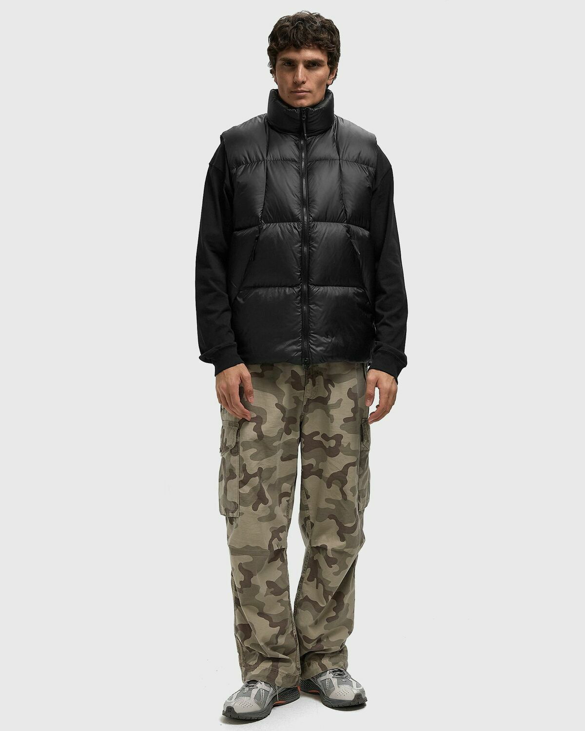 Goldwin PERTEX QUANTUM Down Vest Black Men Goldwin