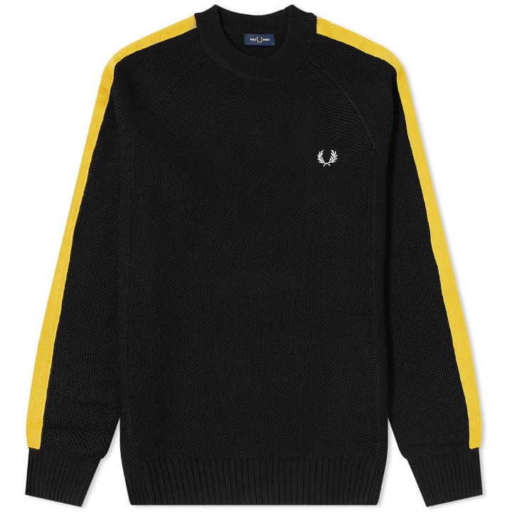 Photo: Fred Perry Broken Tipped Crew Knit